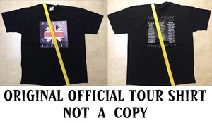 Robin Trower SHIRT Vintage Original 2001 Blk Concert Tour Large British Flag LSD - Picture 1 of 7