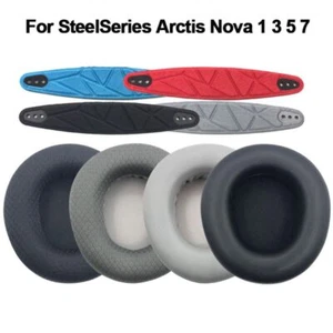 Pillow Ear Pads Headset Earpads for SteelSeries Arctis Nova 1 3 5 7 - Picture 1 of 20