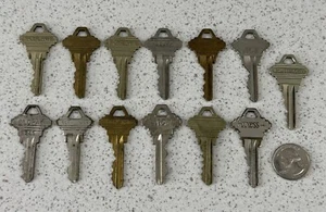 Konvolut 13 geschliffene Hausschlüssel Schlüssel Schlage Ace Axxess #49987 - Bild 1 von 8