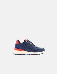 Sneakers Carolina Herrera Blue Leather Seal - Picture 1 of 7