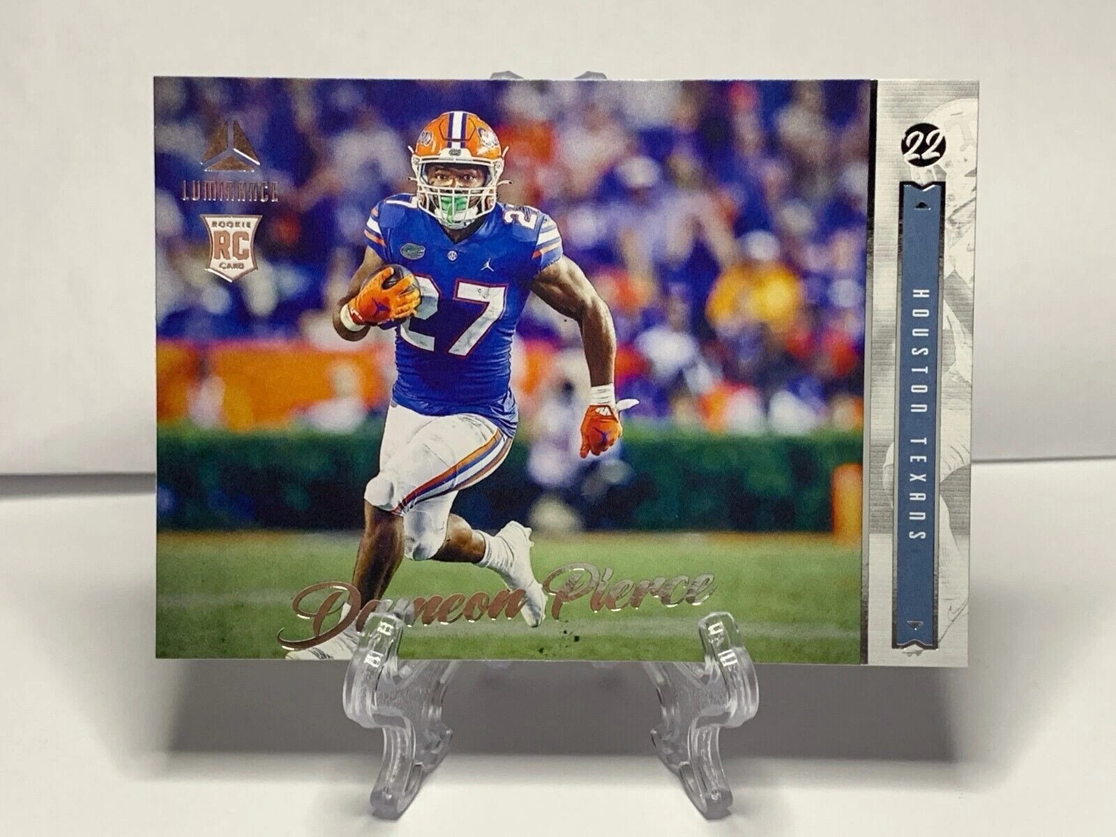 2022 Panini Luminance Rookie Dameon Pierce - #184 - Houston Texans