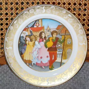 Die goldene Gans Die Grimmschen Märchen Franklin Porzellan Teller - 1978 - Bild 1 von 2