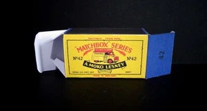 Matchbox Lesney 42a Bedford Evening News Van - Reproduction Box (Box only) - Picture 1 of 3