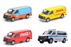 596Model 1:64 scale Express 3500 Delivery Van Police Model Toy Diecast Metal - Picture 1 of 28