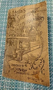 ANTIQUEMEDICINE BOOKLET PAMPHLET 1895 CONDITION "AS IS" BACK COVER MISSING - Picture 1 of 8