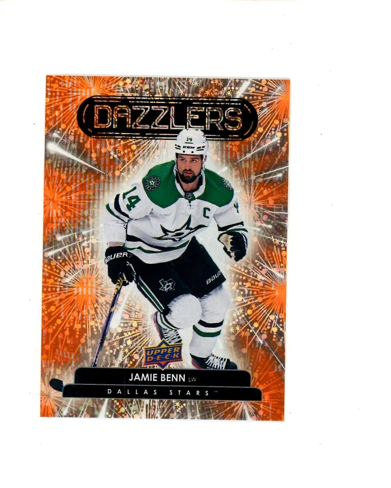 2022-23 Upper Deck Series 1 Orange Dazzlers #DZ-47 Jamie Benn Stars - Image 1 of 1