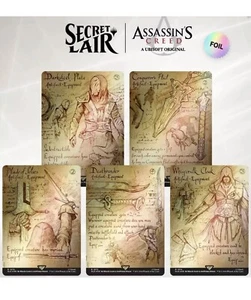 Secret Lair x Assassin’s Creed: Da Vinci’s Designs SLD MTG Sealed Rainbow FOIL - Picture 1 of 3