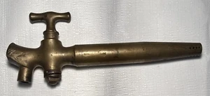 Vintage 11 3/4" Long Brass Bung Spout Spigot - Picture 1 of 10