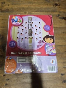 Dora The Explorer Rod Pocket Curtains - Brand New in Packet - Picture 1 of 6