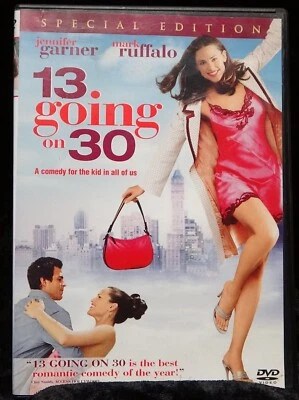 13 Going On 30 📀Jennifer Garner, Mark Ruffalo, Judy Greer, Comedy DVD 2009 - Image 1 of 3