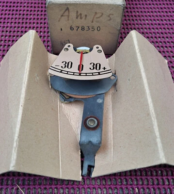 1938 Plymouth P5 P6 Deluxe Roadking Nuevo de Lote Antiguo MoPar Panel de Instrumentos AMPERÍMETRO Foto 1 de 3