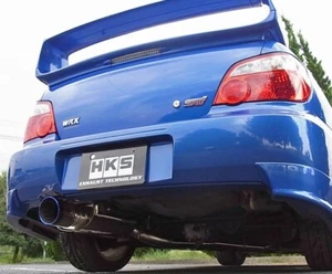 HKS Super Turbo Exhaust Muffler For: Subaru Impreza GDA GDB WRX STI 00-04 - Picture 1 of 3