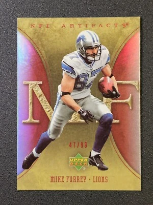 2007 Artifacts Red #37 Mike Furrey /99 - Image 1 of 2
