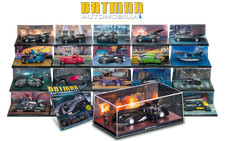 eaglemoss BATMAN batmobile auto collection AUTOMOBILIA con teca  titoli vari