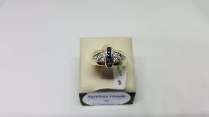 Anillo Mujer Vintage Oro 18KT Con Zafiro Y Diamantes (3058) Fondo De Almacén - Imagen 1 de 13