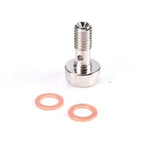 Turbo Oil Feed Banjo Bolt M8x1.25mm w/1.0mm Restrictor SCM440 - Picture 1 of 3