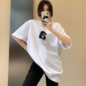 Women's Top Summer New Design Sense Letter T-shirt Oversize Short Sleeved Top - Picture 1 of 14