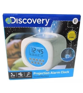 Discovery Kids Digital Projection Alarm Clock Sound Machine Color Glowing Stars - Picture 1 of 7