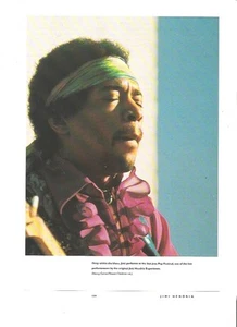 JIMI HENDRIX concentates magazine PHOTO / Pin Up / Poster 11x8 inches - Bild 1 von 1