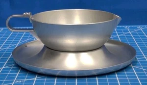 Vintage Kensington Ware Art Deco Aluminum Gravy Boat And Saucer 1930's 42306 - Picture 1 of 13