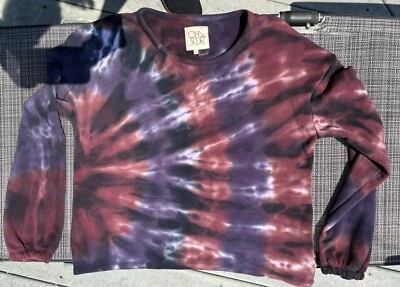 Chaser Mika Pullover Sudadera Mujer Morado Berry Manga Larga Cuello Redondo Pequeña Foto 1 de 4