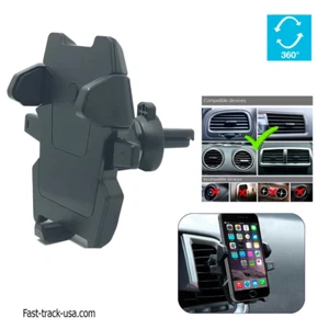 360 Degree Rotation Car Air Vent Mount Cell Phone Holder - Easy One-Touch Operat - Picture 1 of 8