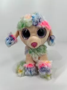 TY ‘Rainbow’ Plush Toy dog 6" collectable - Picture 1 of 6
