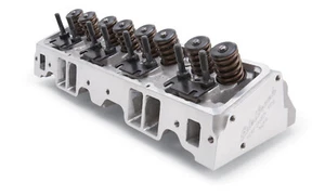 Edelbrock 60895 Small Block Chevy Cylinder Head 185cc 2.020/1.600 Valves - Imagen 1 de 3
