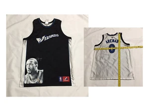 Gilbert Arenas Washington Wizards Majestic Youth  Jersey Size Youth 14/16  Rare - Picture 1 of 12