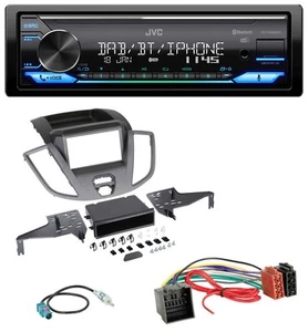 JVC Bluetooth DAB USB MP3 Autoradio für Ford Transit 2018-2019 schwarz - Bild 1 von 9