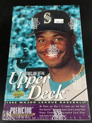 1995 Upper Deck Series 1 Baseball Factory Sealed Hobby Wax Box 36 Packs Rolen RC - Image 1 of 3