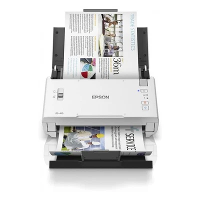 Epson WorkForce DS-410 document scanner B11B249401 (A4, 10Bits, 600 dpi, USB, AD - Image 1 of 4