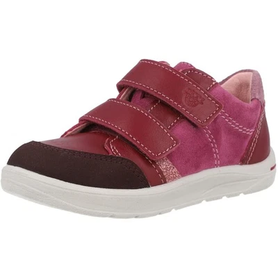 Ricosta Pepino Jamie Niños Zapatos Fucsia Gamuza Cuero Cierre Cinta Rasgada Foto 1 de 4