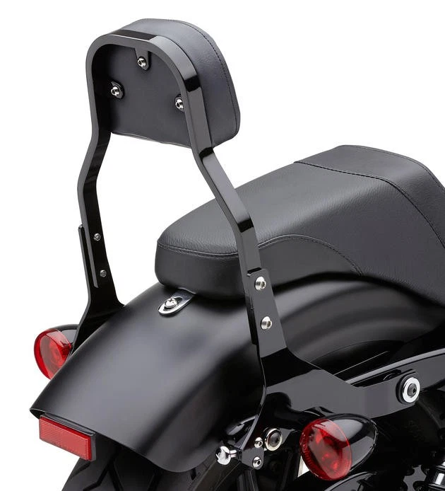 Respaldo desmontable Cobra mini pasajero negro #602-2022B Harley FatBoy/Softail Foto 1 de 1