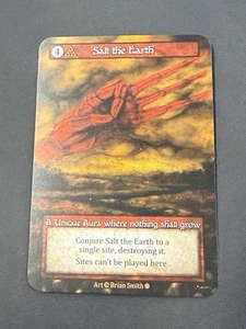 Sorcery Contested Realm Gothic - Salt the Earth Unique Non Foil - Picture 1 of 2