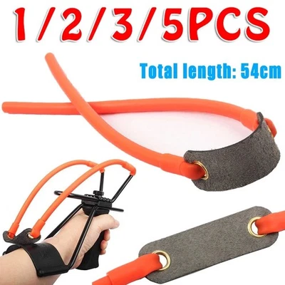 Bande de remplacement Slingshot bandes en caoutchouc élastiques tubulaires pour chasse jeu en plein air - Photo 1/4
