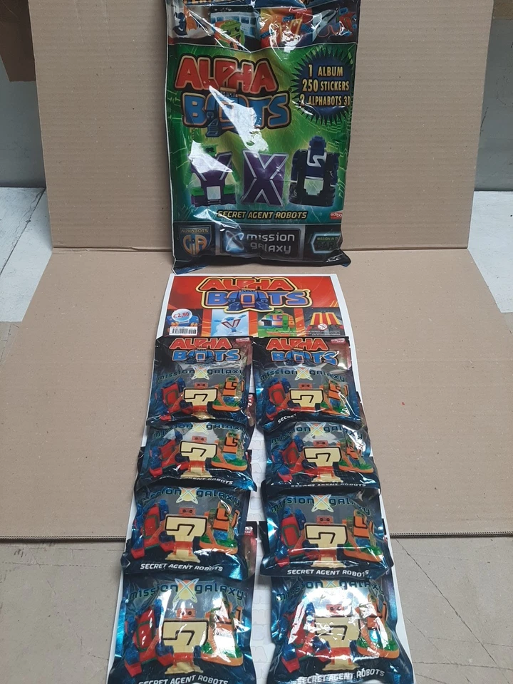 Fantastico Lotto Di ALPHA bots ROBOT  Vintage  - Immagine 1 di 4