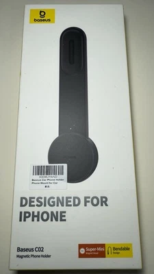 Baseus Car Phone Holder Magnetic CO2 MagSafe Mount Dashboard iPhone Samsung - Image 1 of 4