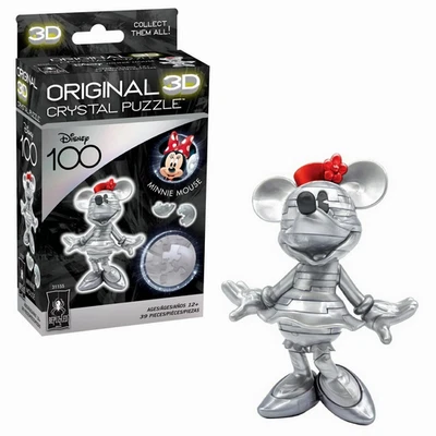 Disney 100 Bepuzzled Original 3D Crystal Puzzle Minnie Mouse NEW - Image 1 of 4