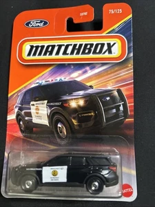 2025 Matchbox Ford Police Interceptor Utility 1:64 San Diegos Police Dept Toy - Bild 1 von 4