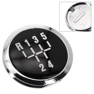 Practical and Ornamental Black + Silver Gear Knob Cap for For VAUXHALL For OPEL - Picture 1 of 21