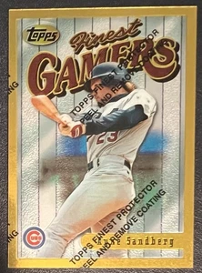 Ryne Sandberg 1996 Finest Gamers - RARE Gold w/Protective Coating - #38 G67 - Picture 1 of 2