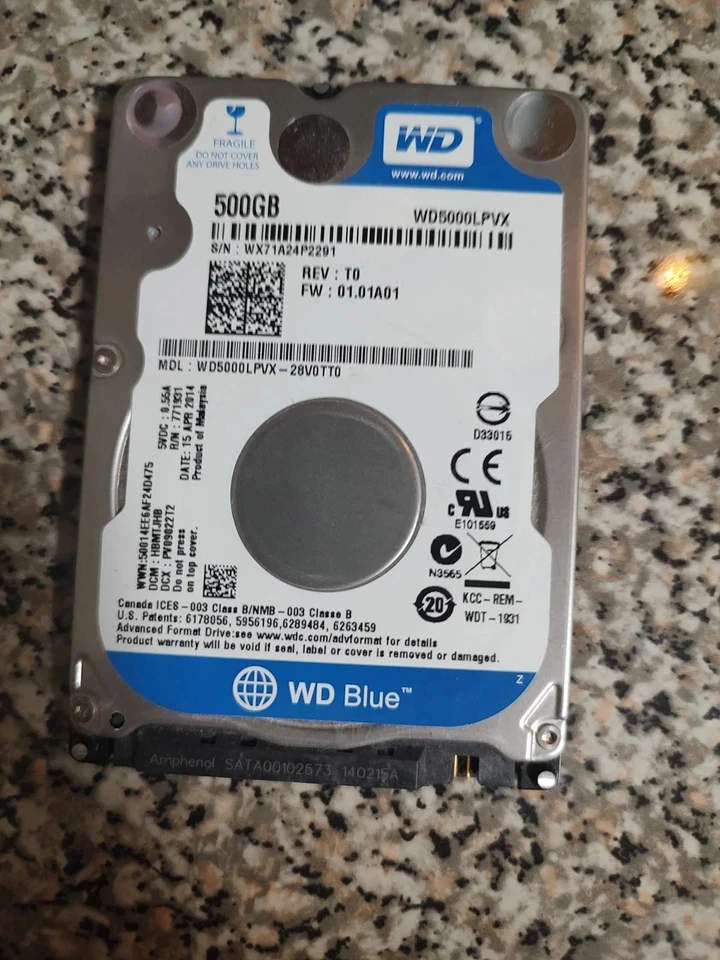 Apple Macbook Pro Mac Mini 500GB SATA Hard Drive With MacOS 10.12 Sierra - Image 1 of 1