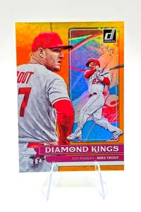 Mike Trout 2022 Panini Donruss Diamond Kings Orange Foil #14 Los Angeles Angels - Bild 1 von 2