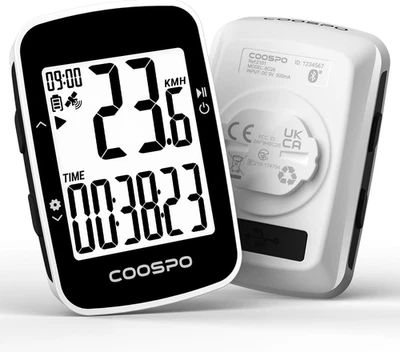 Ciclocomputer GPS Senza Fili Contachilometri Bici Wireless Bluetooth Con Display - Immagine 1 di 4