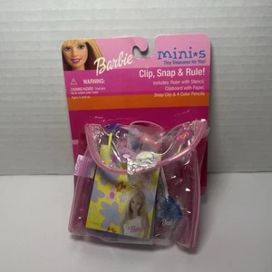 Vtg NWT Barbie Minis ‘clip, snap & rule’ mini Bag Purse 2000s mattel - Picture 1 of 2