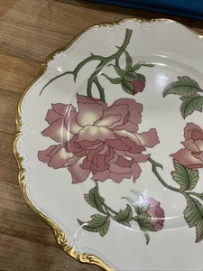 Rosenthal Pompadour Rigoletto Rose Piatto 10,5” Germania Stati Uniti - Foto 1 di 2