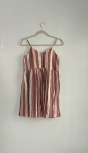 Mini Vestido Cami Babydoll con Volantes Multicolor para Mujer Madewell Talla XS - Imagen 1 de 8