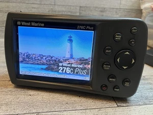 West Marine 276C Plus By Garmin Plotter Portátil Color GPS NUEVO Batería - Imagen 1 de 12