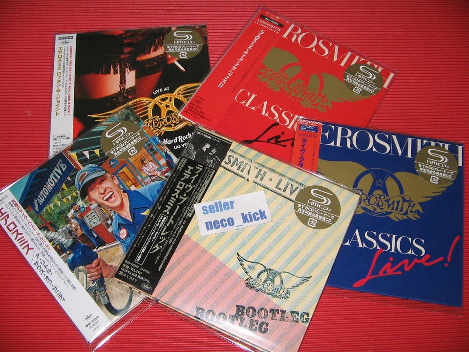 6WT AEROSMITH  2025 JAPAN 5 MINI LP SHM CD SET - Image 1 of 4